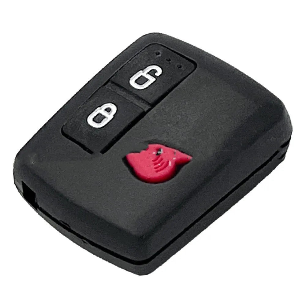 Ford car remote key replacement shell in ABS plastic, shown in 2+1 and 3+1 button style options.