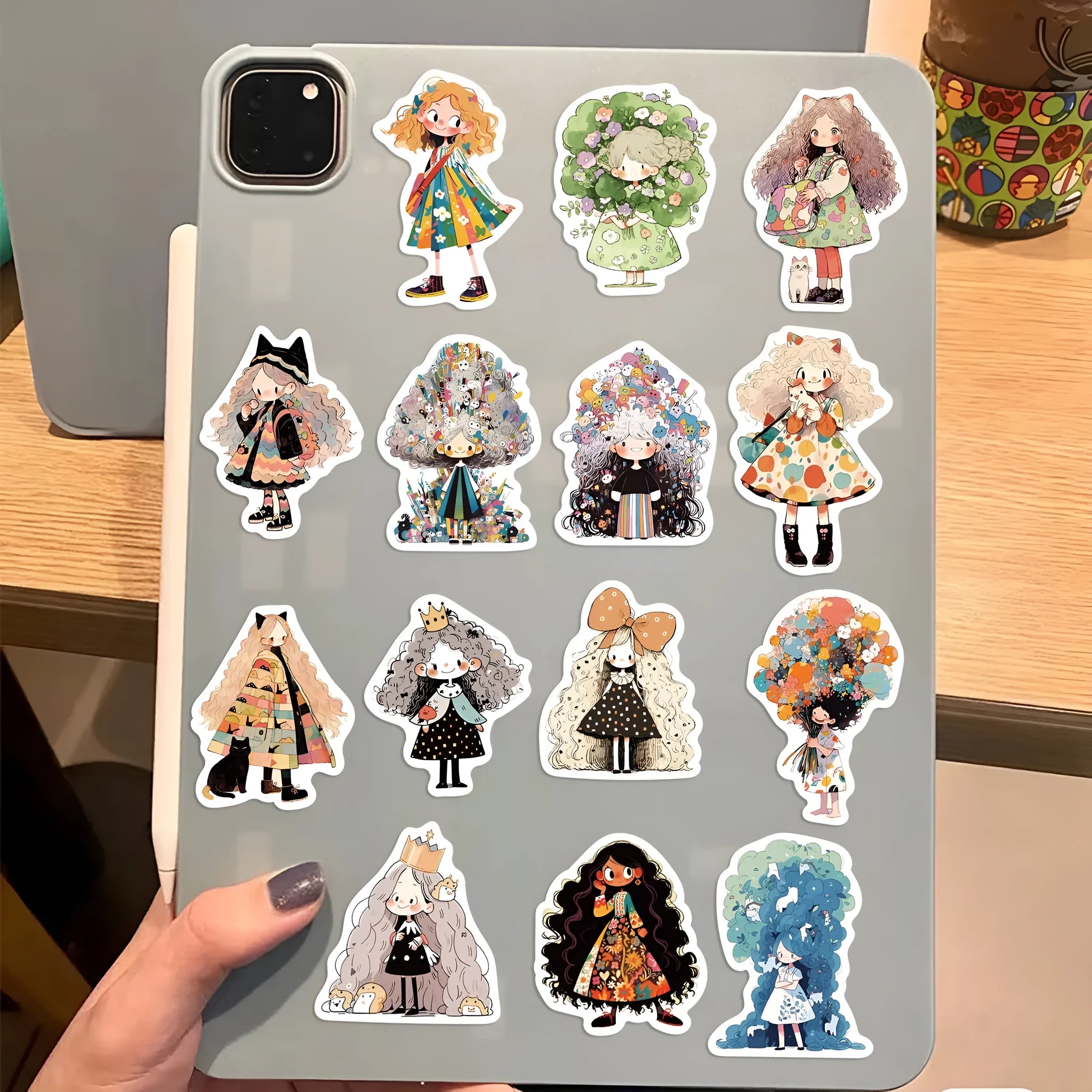 50 pack JDM car cartoon graffiti offset printed waterproof stickers for customisation