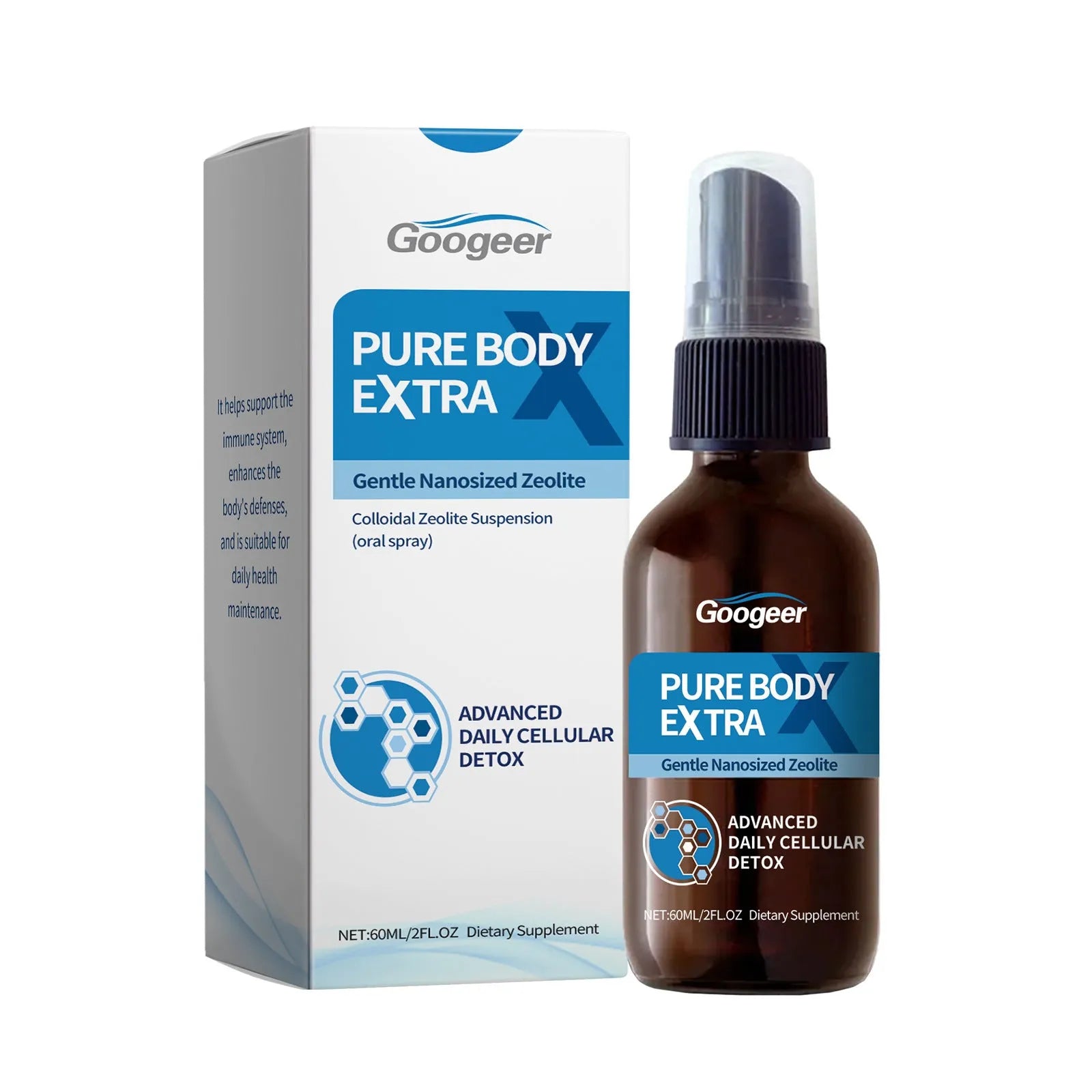Googeer Body Care Oral Spray 60ml body treatment in standard specification packaging