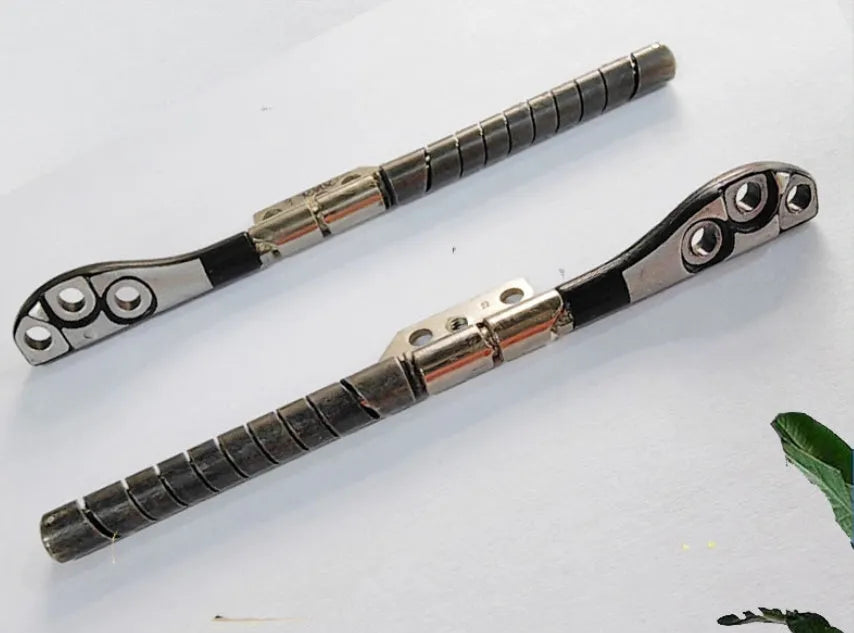 Pair of A1286 replacement screen spindles for MacBook Pro 15-inch laptop repair.