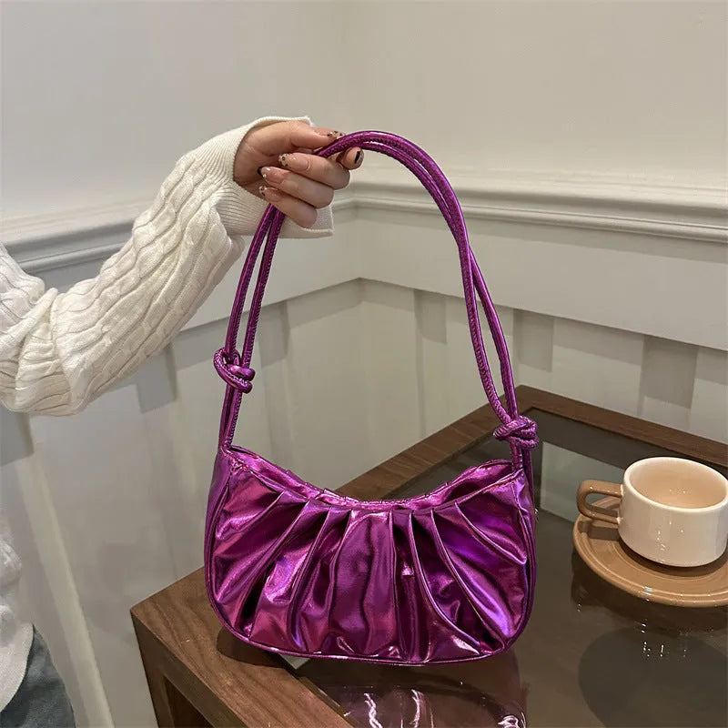 Korean style soft messenger bag in horizontal square shape with sandwich pocket and file organisation